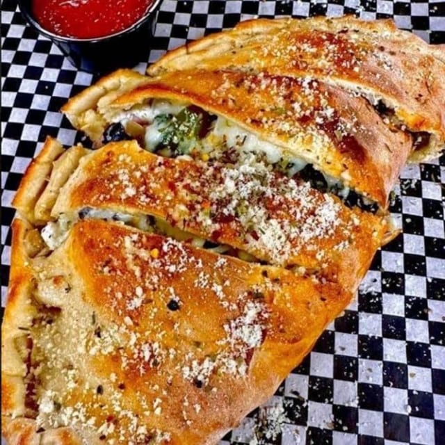 The Veggie Calzones.