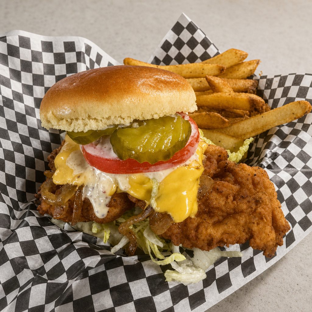 Fried Chicken Sandwich.