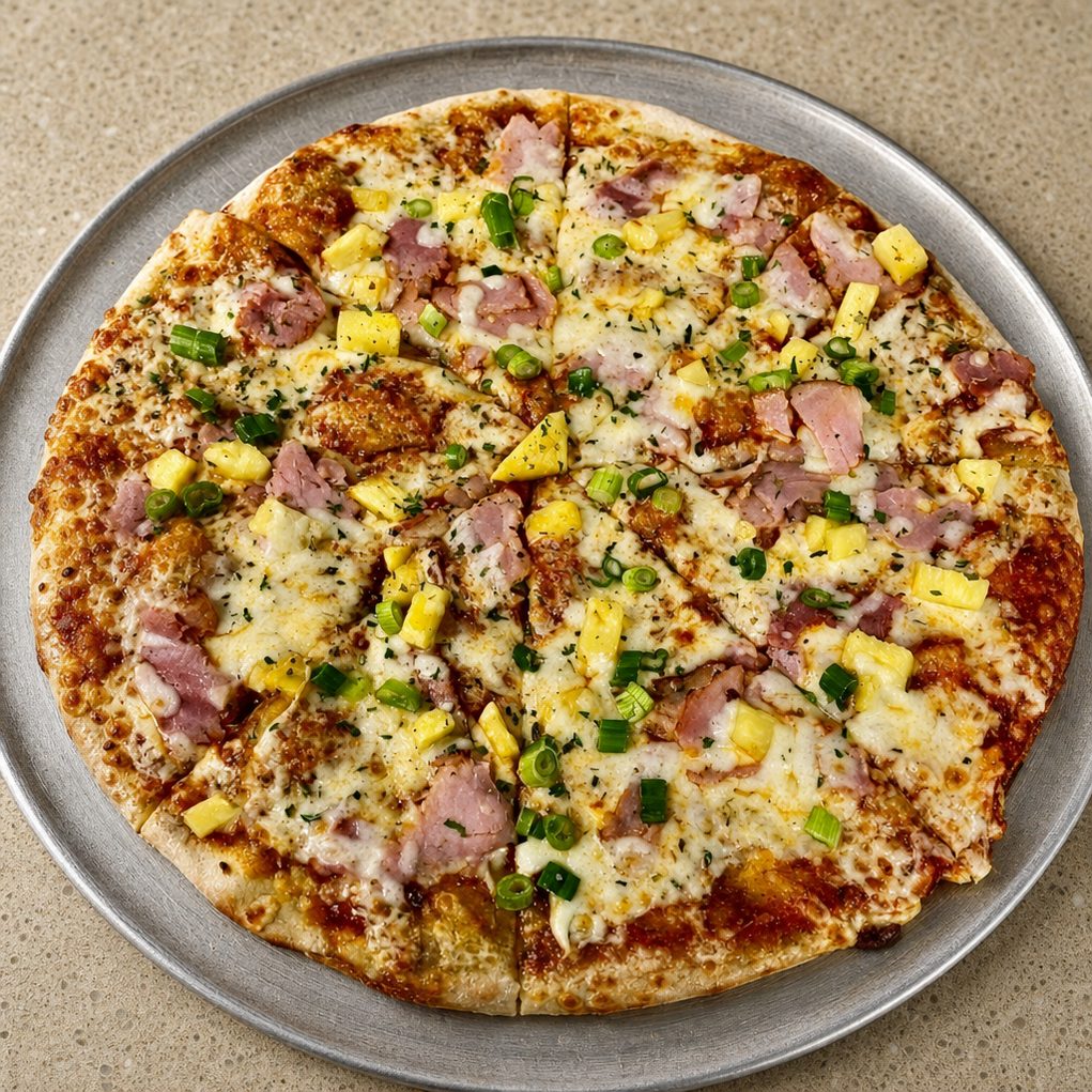 Hawaiian Pizza - Half Moon.