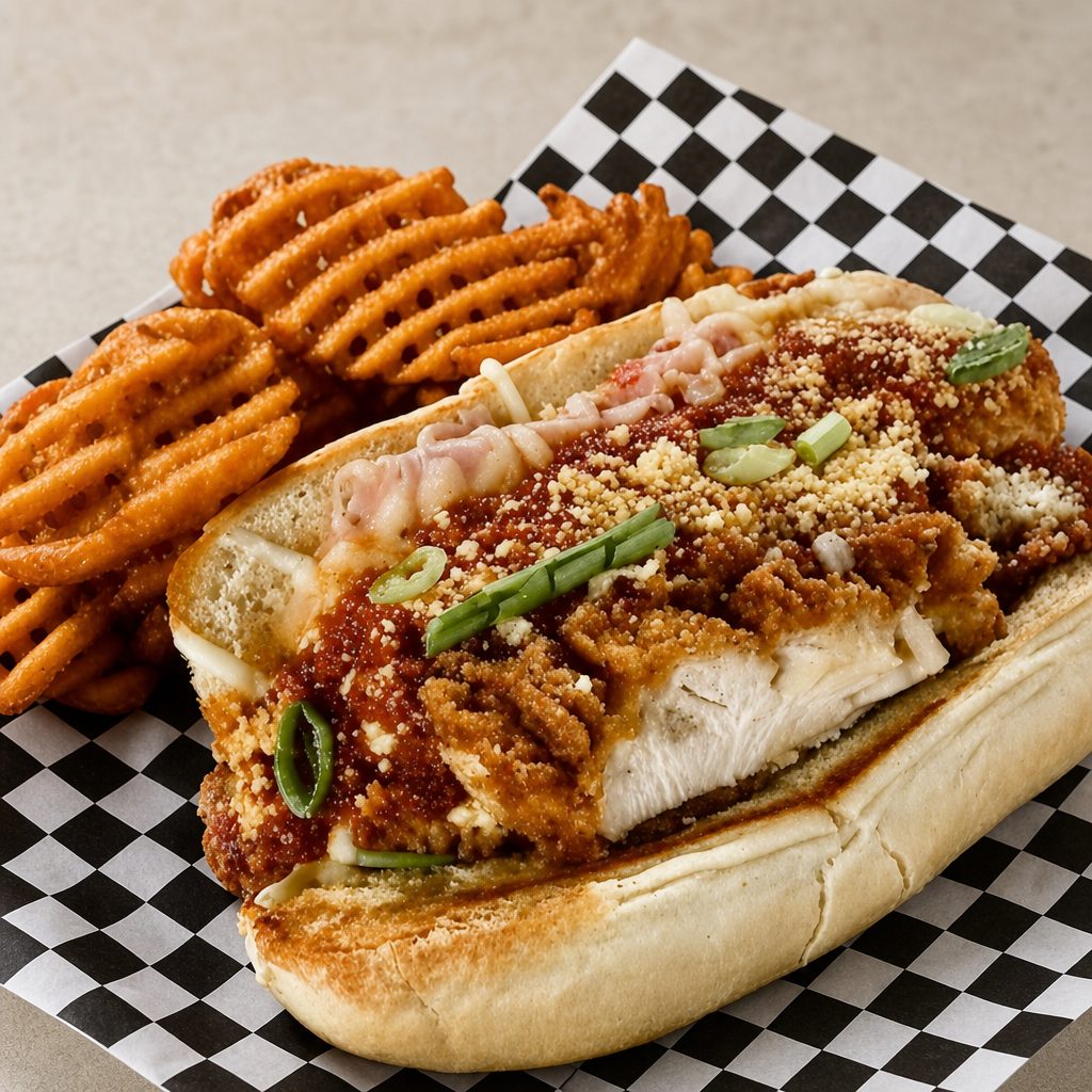 Chicken Parm Sandwich.