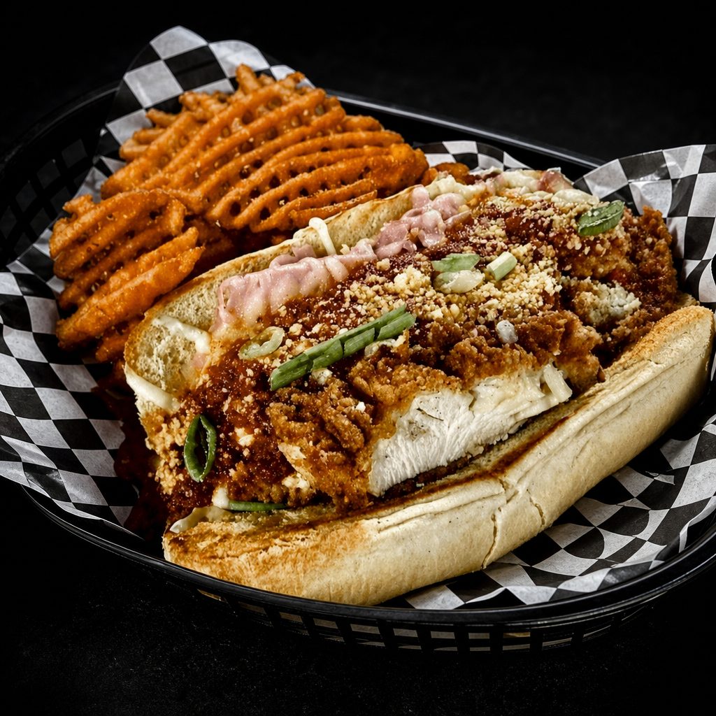 Chicken Parmigiana Sandwich.