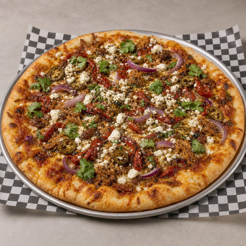 MEXICAN PIZZZA HALF MOON.