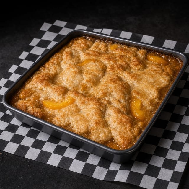Peach Cobbler.