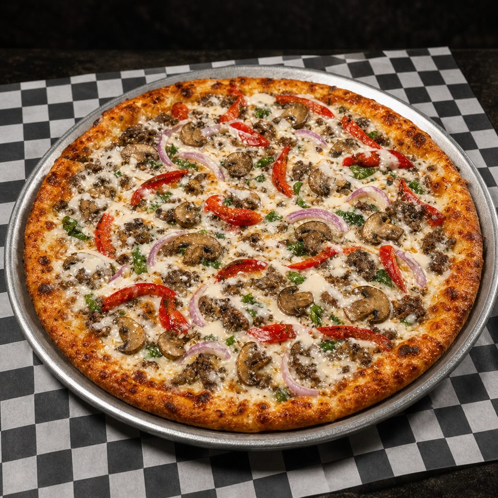 Philly Pizza - Half Moon.
