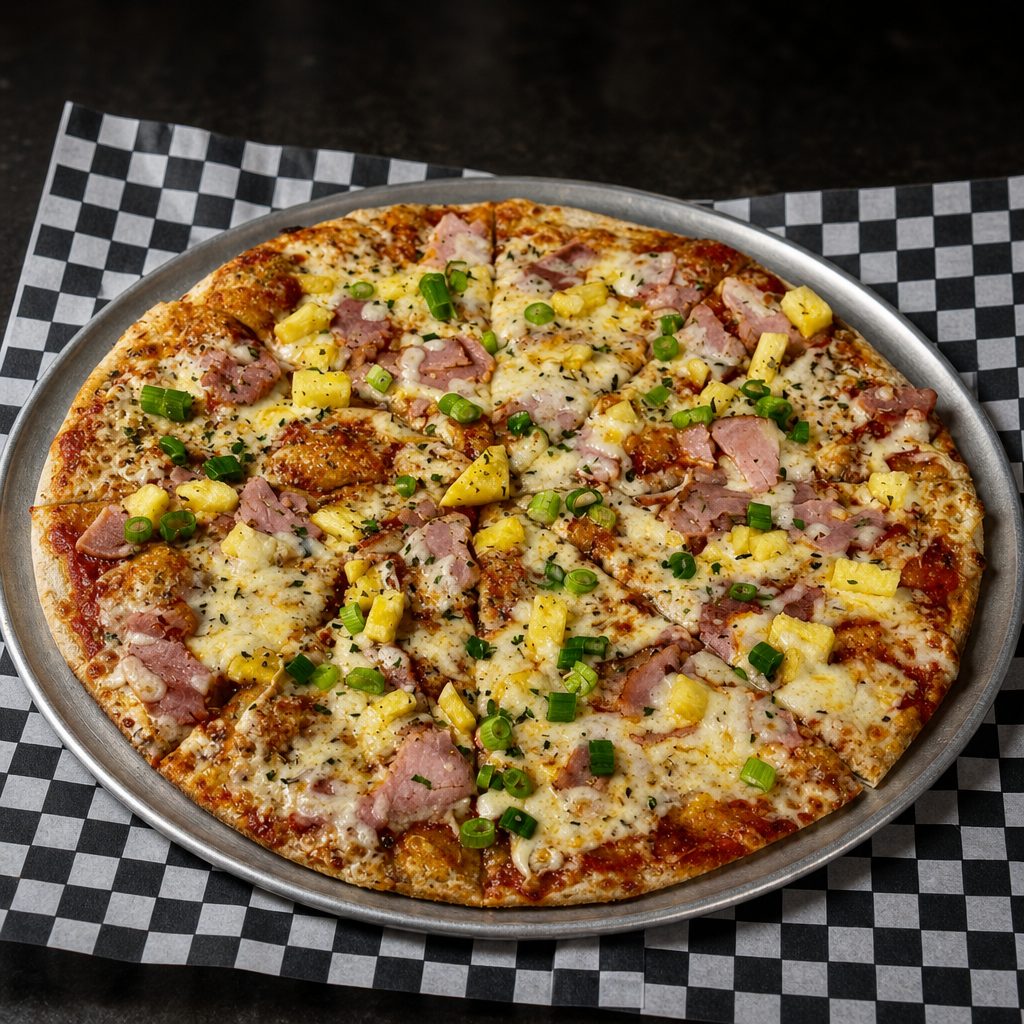 Hawaiian Pizza - Half Moon.
