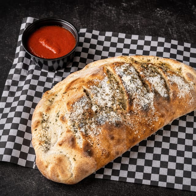 The Mighty Meaty Calzone.