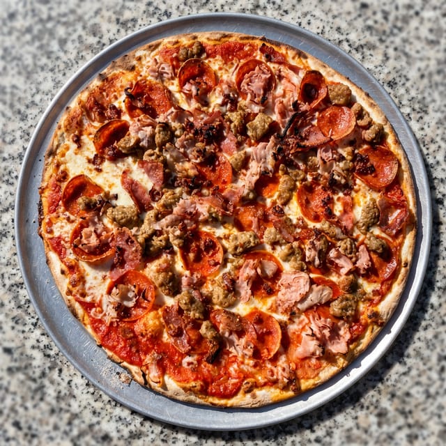 Mighty Meaty Pizza - Big Baby.