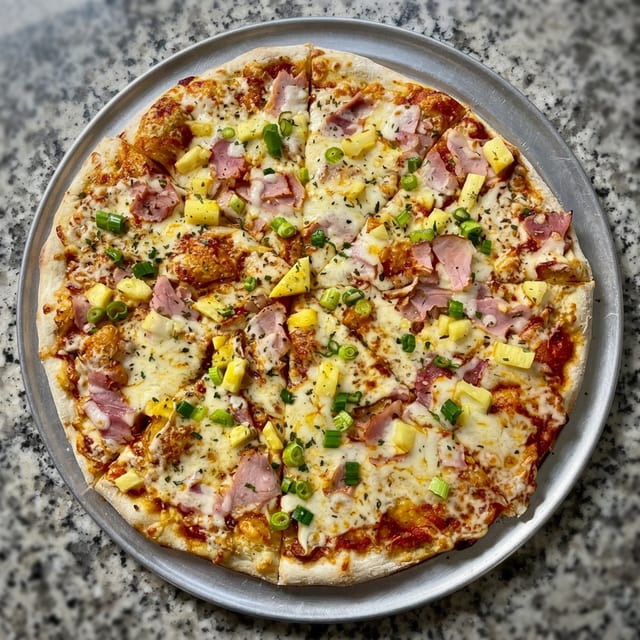 Hawaiian Pizza - Half Moon.