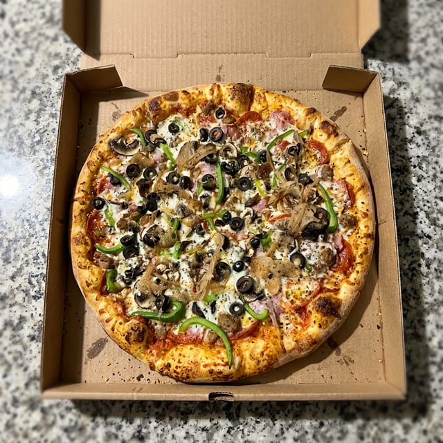 Supreme Pizza - Half Moon.