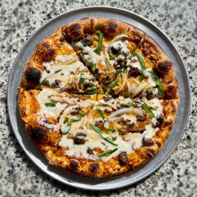Philly Pizza - Half Moon.