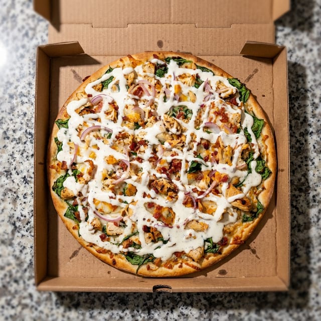 Chicken Bacon Ranch - Half Moon.