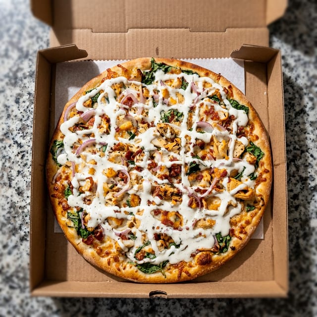 Chicken Bacon Ranch - Half Moon.