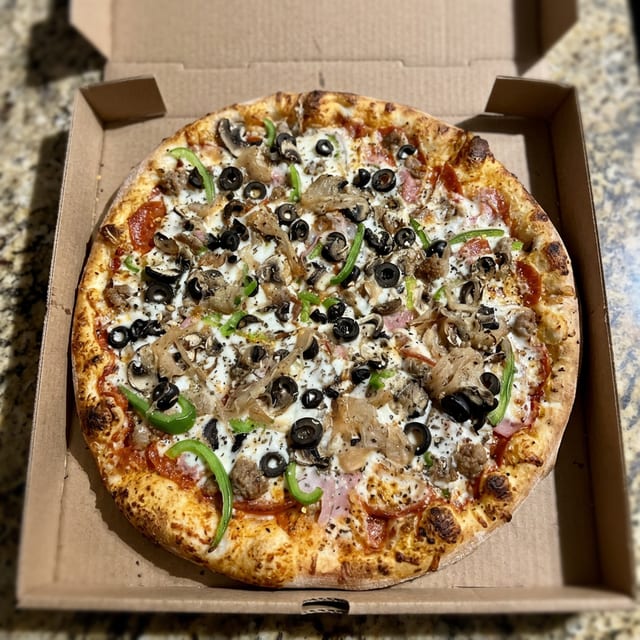 Supreme Pizza - Half Moon.