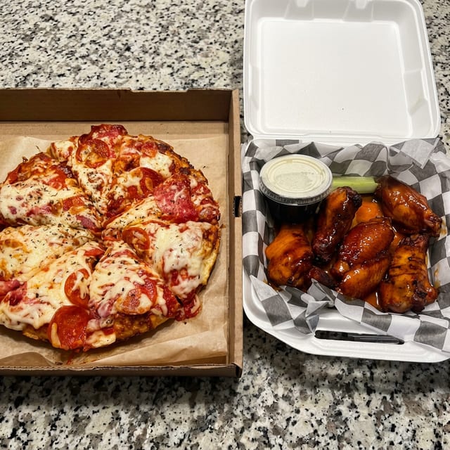 Spicy Peach Wings.