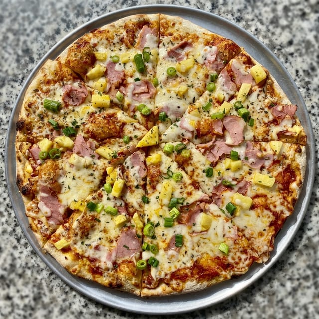 Hawaiian Pizza - Half Moon.