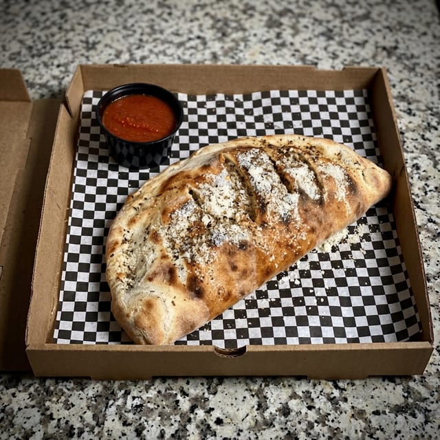 The Tuscan Chicken Calzone.