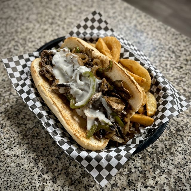 Philly Cheesesteak Sandwich.