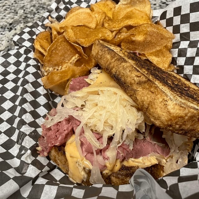 The Reuben Sandwich.